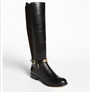 Michael Kors Alrley Leather Knee Boot